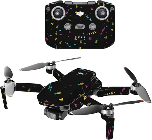 Vista 14 de MightySkins - Compatible con DJI Mini 2 Dron portátil - 90s Fun Funda protectora de vinilo duradera y única Fácil de aplicar, quitar y cambiar