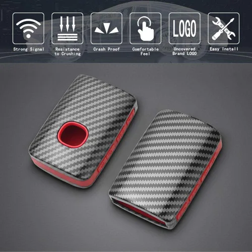 Vista 3 de Funda inteligente compatible con Mazda 3, 6, CX-5, CX-7, CX-9, MX-5, Miata, 3 y 4 botones, entrada sin llave, accesorios de control remoto, funda