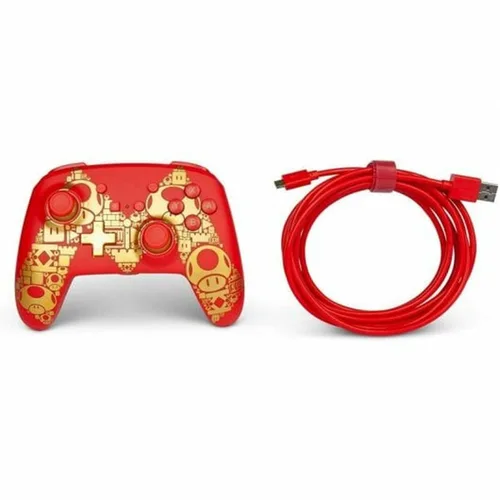 Vista 3 de PowerA Enhanced Wired Controller for Nintendo Switch - Golden M