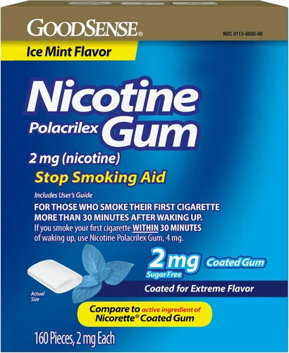 Vista 14 de GoodSense Pastilla Polacrilex de nicotina de 2 mg, sabor a cereza, ayuda para dejar de fumar, 72