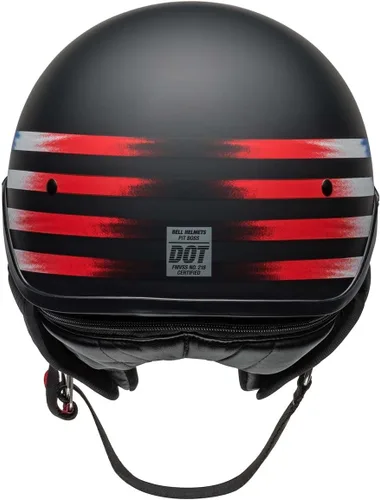 Vista 6 de Bell Powersports Pit Boss Banner Mate Negro/Rojo Mediano