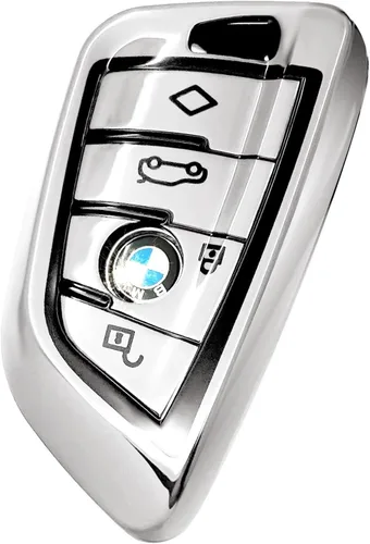 Vista 15 de Creativity Cubierta avanzada de TPU suave para llave BMW 2023-2026 Serie 5 7 iX XM IX3 i7 X1 X5 X6 X7 (combinación azul)
