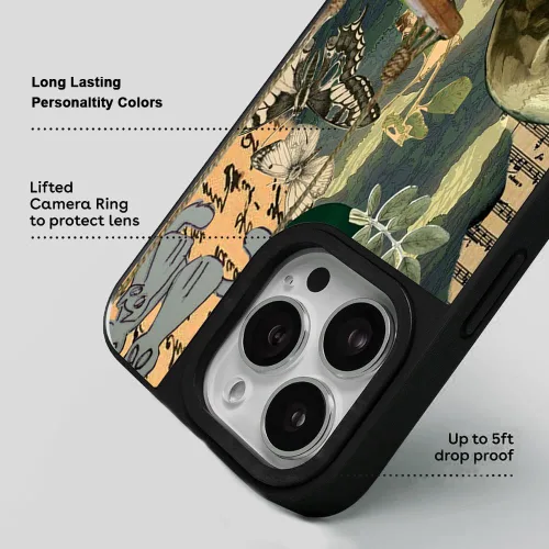 Vista 3 de Funda de teléfono gótico con calavera para iPhone 17, 16, 15, 14, 13, 12, 11 Pro/Pro Max/Plus/Air/mini 7 8 SE, diseño estético oscuro vintage, Skull