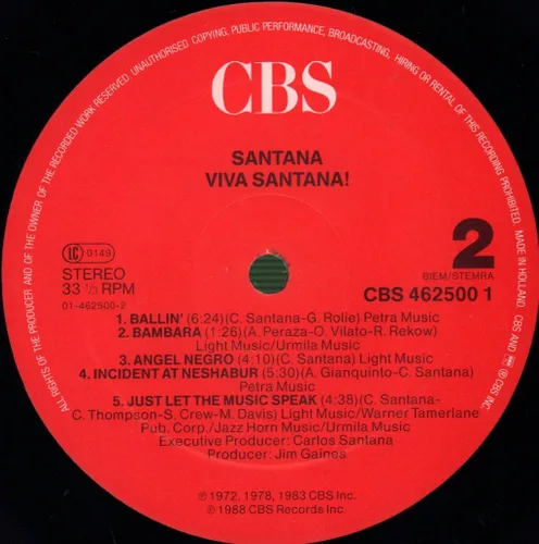 Vista 4 de Viva Santana [Vinyl-LP]