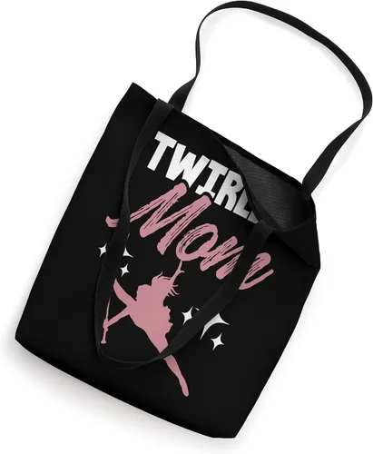 Vista 2 de Twirler Mamá Baton Madre Majorette Funny Sarcástico Twirling Bolso de mano