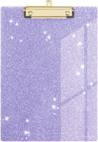 Vista 15 de Bonito portapapeles de madera con diseño decorativo A4 tamaño carta para oficina en el aula, tamaño estándar 9 x 12.5 pulgadas con clip de metal