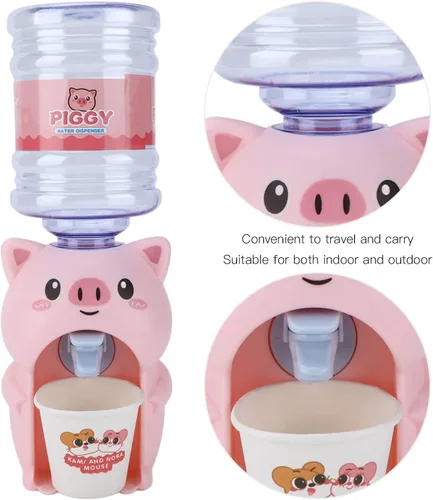 Vista 3 de Dispensador de agua para niños, divertido mini forma linda, mini juguete de agua para niños, ecológico, fácil de usar, perfecto para fiestas