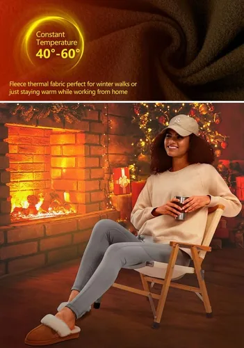 Vista 5 de Viodia Legging resistente al agua con forro polar para mujer