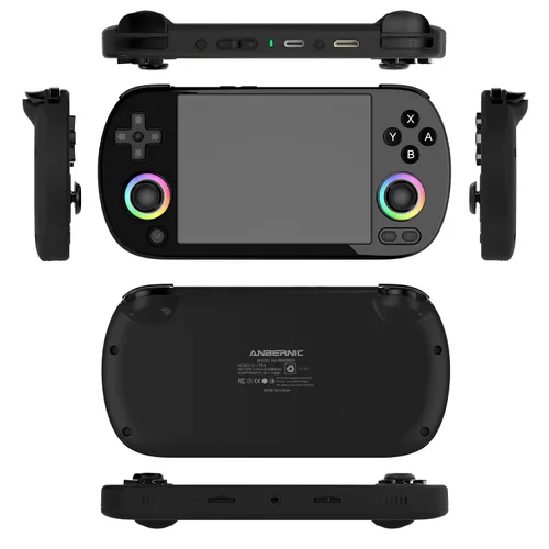 Vista 9 de RG40XX H Handheld Game Console RG40XXH Retro Gaming Console 4.0'' IPS Screen with 64G TF Card Pre-Installed Games Linux System Supports 5G WiFi