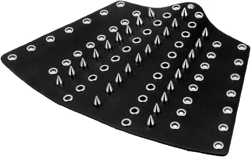 Vista 6 de Jeilwiy Pulsera de guante de cuero, brazaletes medievales, muñequera vikinga, caballero LARP, brazos vikingos, disfraz renacentista