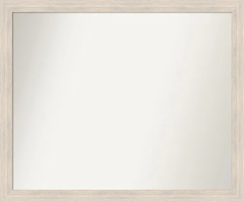 Vista 80 de Amanti Art Espejo personalizado, espejo de baño estrecho Alexandria White Wash, espejo de pared o espejo de tocador de baño sobre el fregadero