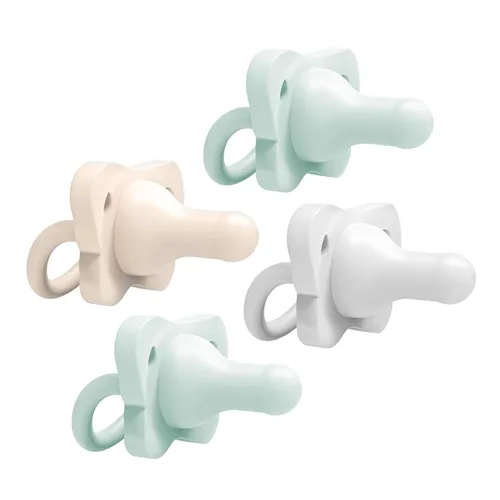 Vista 8 de Dr. Brown's HappyPaci - Chupete para bebé, gris, verde, crudo, 0.0-19.7 ft
