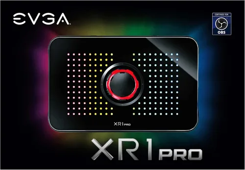 Vista 8 de EVGA XR1 Pro Tarjeta de Captura, Captura/Paso a través de 1440p/4K HDR, Certificada para OBS, USB 3.1, ARGB, Mezclador de Audio, PC, PS5, PS4, Xbox