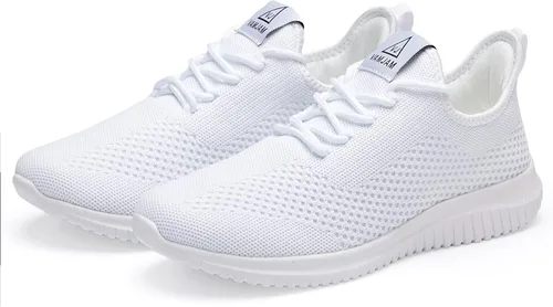 Vista 2 de BXYJDJ Zapatos deportivos para correr para hombre, para caminar, atléticos, gimnasio, fitness, deportes, ligeros, informales, para trabajo, correr