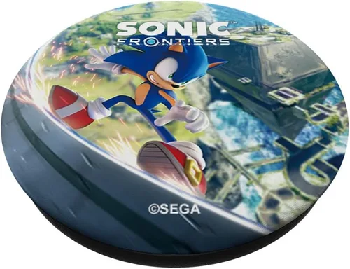 Vista 2 de Sonic Frontiers - arte de portada PopSockets Adhesivo PopGrip
