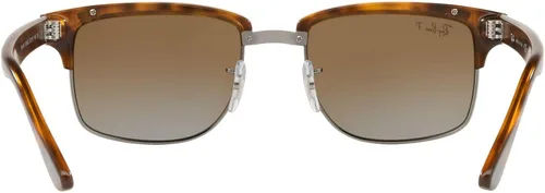Vista 7 de Ray-Ban Lentes de sol cuadrados polarizados RB4190 para hombre Demi Gloss Havana 2047in Demi Gloss Havana