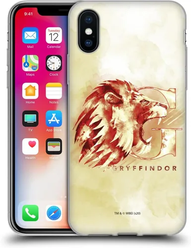 Vista 97 de Head Case Designs Funda de gel suave con licencia oficial de Harry Potter Gryffindor Deathly Hallows XVI [protección de grado militar] compatible