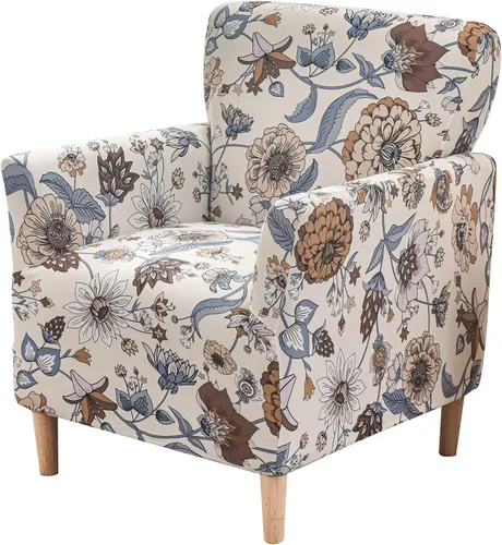 Vista 26 de FUANGUI Funda para Sillón de Banquete con Brazos Fundas para Sillas Elásticas Funda para Sillón Club Funda Suave para Sillón Sofá Cubiertas