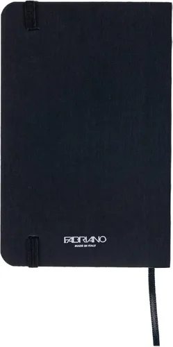 Vista 8 de Fabriano Ecoqua Plus - Cuaderno encuadernado con puntadas, 3.5 x 5.5 pulgadas, punteado, negro