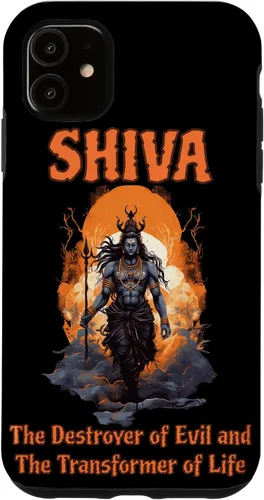 Vista 8 de Lord Shiva Destroyer Transformer Hindu God Spiritual Hippie Case for iPhone 16
