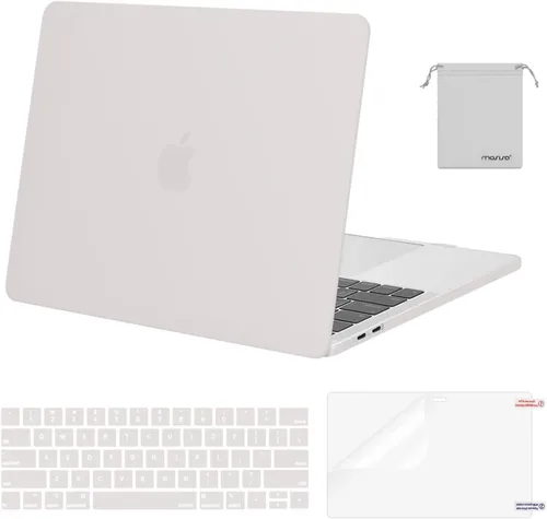 Vista 48 de MOSISO - Carcasa rígida de plástico, cubierta de teclado, protector de pantalla y bolsa de almacenamiento para MacBook Pro 13 pulgadas/33 cm