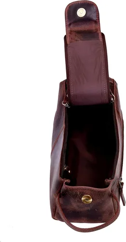 Vista 5 de Kit de viaje de cuero Dopp Neceser Hombre Afeitado Mujeres y Hombres Caso Bolsas Organizador Baño Kit de Afeitar