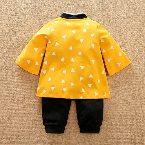 Vista 3 de Lindo mameluco de anime para bebé niño y niña, mameluco para Halloween, cosplay, ropa