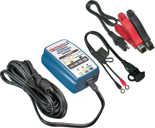 Vista 2 de Tecmate Optimate 1 Global, TM-401, 4-Step 12V 0.6A Cargador de batería Mantenedor
