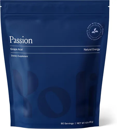 Vista 17 de Mezcla de bebida en polvo de energía Yoli® Passion - Mezcla natural para bebida energética para resistencia y resistencia, 30 sobres - Berry