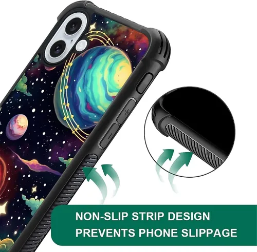 Vista 565 de Funda compatible con iPhone 15, diseño de elefantes africanos, diseño increíble a prueba de golpes, antiarañazos, carcasa trasera de policarbonato