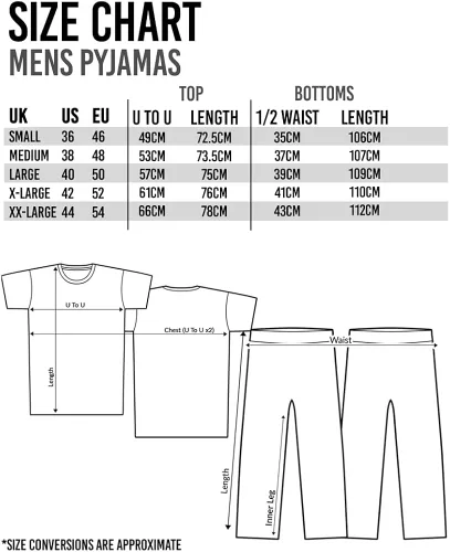 Vista 2 de Garfield Pijama para hombre y adultos diseño de gato Lazy Monday Cat Movie - Pijama