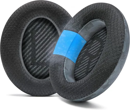 Vista 12 de WC Freeze QC35 - Almohadillas de gel refrescante para auriculares Bose QC35 y QC35ii (QuietComfort 35) y más Tela deportiva transpirable, gel