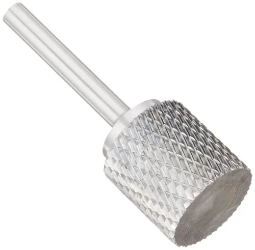 Vista 74 de Drill America SA-1 Rebaba de carburo/lima giratoria cilíndrica de doble corte para amoladora de troquel de 1/4" de diámetro x 5/8" de longitud