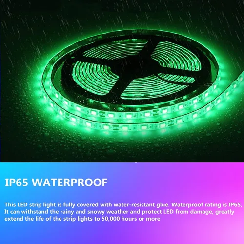 Vista 5 de HOKIION Pontón - Luces LED para barco, 12 V 20 pies, tira de luces LED marinas impermeable, luz interior de barco, luz de cubierta de barcos