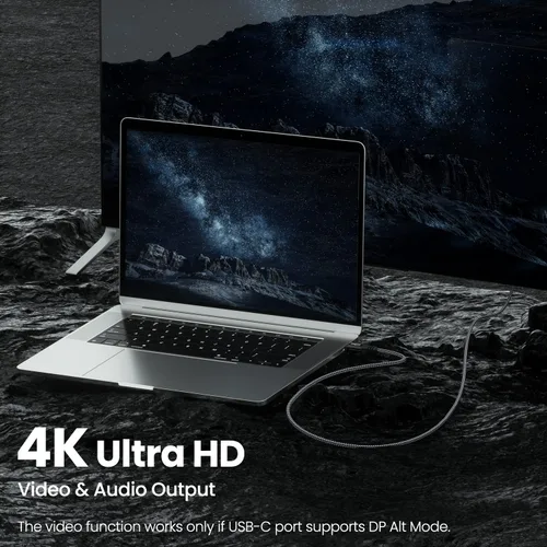 Vista 3 de Fasgear Cable USB C a tipo C 3.2 Gen 2x2 de 3 pies, carga de 20 Gbps 100 W, cable USB-C trenzado de video 4K de 90 grados, compatible con MacBook