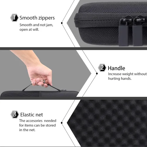 Vista 5 de co2CREA Funda Rígida Compatible con Teclado Logitech MX Mecánico Mini Inalámbrico Iluminado (Solo Funda)