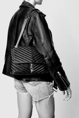 Vista 5 de Rebecca Minkoff Bolso de hombro con solapa Edie