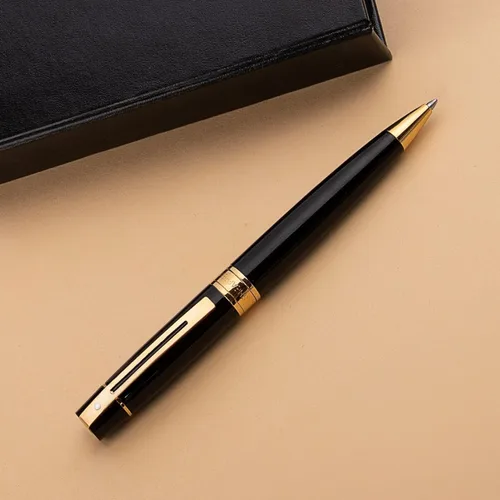 Vista 2 de Sheaffer Bolígrafo 300 negro con ribete dorado (9325-2)