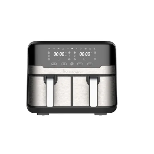 Vista 6 de Freidora de Aire Masterpro Rocket Duo 900 2400 W 9 L Negro