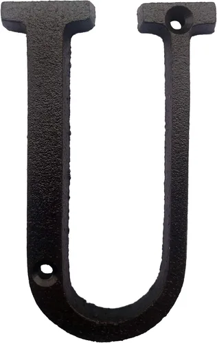 Vista 19 de BetLight Número de casa de hierro fundido de 5.5 pulgadas de alto, números de dirección de casa sólidos, elegante acabado marrón negro, fácil