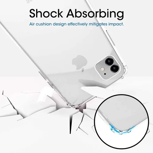Vista 6 de Piosoo Funda magnética transparente para iPhone 11 Pro Max con carga inalámbrica Mag-Safe, funda de TPU de silicona suave antiamarilla con imanes