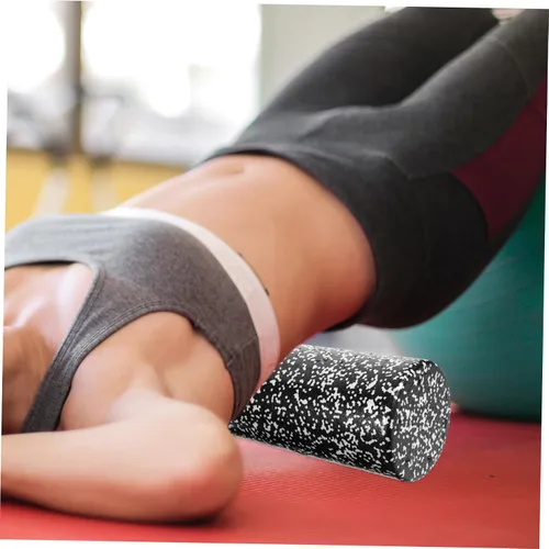 Vista 7 de Happyyami Columna de yoga de espuma suave para masaje muscular y relajación, rodillo de fitness ligero y compacto hecho de espuma duradera