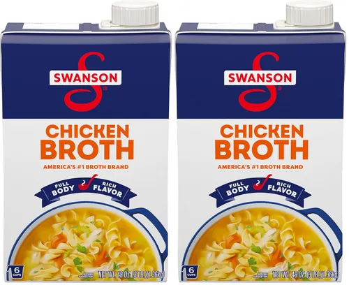Vista 12 de SWANSON S Caldo de pollo 100% natural, cartón de 48 onzas