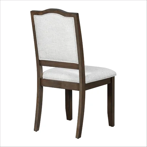 Vista 8 de P PURLOVE Farmhouse - Juego de 4 sillas de comedor (beige y marrón)