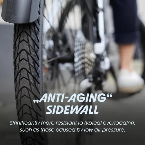 Vista 3 de Schwalbe Neumático de bicicleta Marathon 28 pulgadas – 28 x 1.00 – 25-622– Neumático sin plano para bicicletas – SmartGuard neumáticos de bicicleta