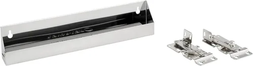 Vista 15 de Rev-A-Shelf charola de acero inoxidable de 10 pulgadas que se abre tipo bisagra