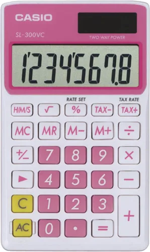 Vista 5 de Calculadora estándar Casio Inc. sl-300vc-pk, Azul