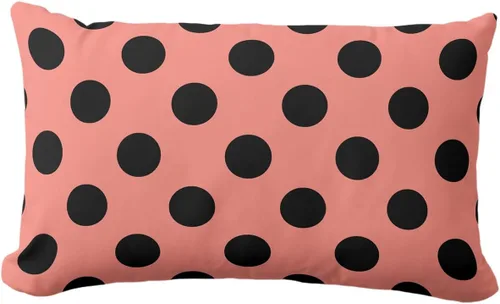 Vista 42 de Fundas de almohada de lunares negros sobre beige de 16 x 16 pulgadas, fundas de almohada decorativas rústicas y cuadradas para decoración del sofá