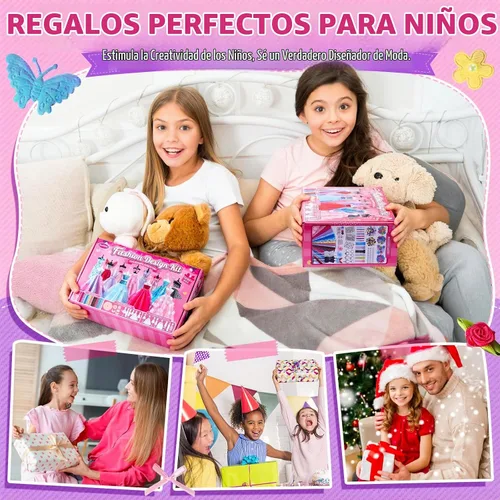 Vista 7 de Más de 1200 kits de diseño de moda para niñas con 8 maniquíes y tutorial