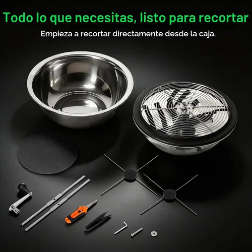 Vista 9 de VIVOSUN - Recortadora de hojas de brote de 13 pulgadas con cúpula transparente, cuchillas de acero inoxidable